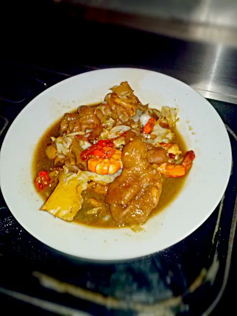 kulit ayam saos mentega|bagas itingさん