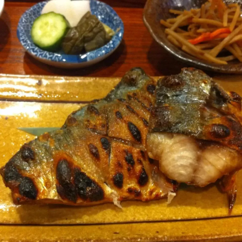 魚定食の塩サバ。定番なんだけど、いつ食べても美味しい。|あややさん