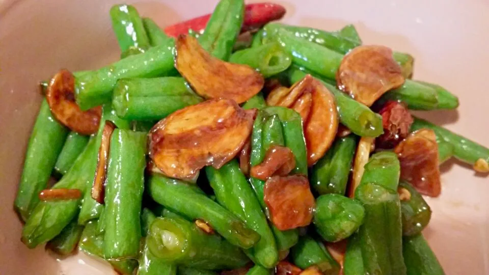 野菜ためwith oyster sauce&garlic toppings|C_Lynneさん