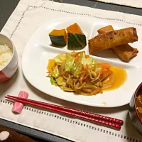 Snapdishの料理写真:今日の夜ご飯|Mizuki Tokumiyaさん