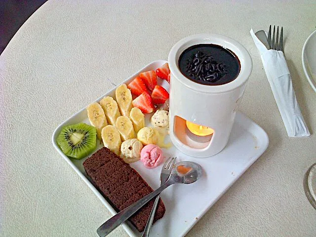 Brussels Spring's chocolate fondue|Briliant Fatryanaさん