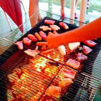 ブロックでBBQ|まおさん