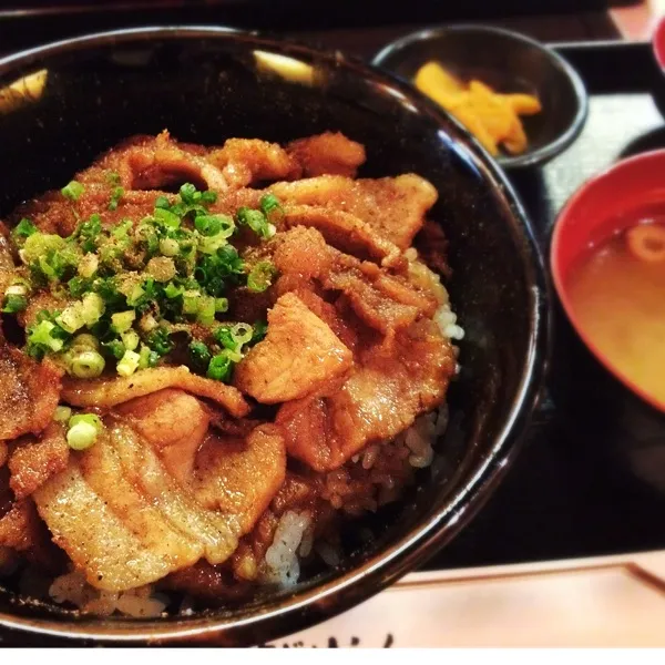 しびれ豚丼！
本当に舌と唇が痺れた…(･ω･)|たんぱつさん