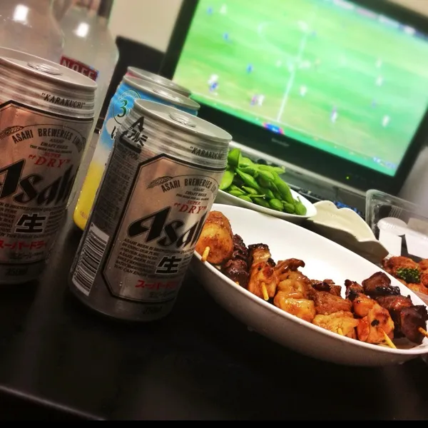 サッカー観ながら彼と宅飲み♡幸せだったなあ～( ´ ▽ ` )|たんぱつさん