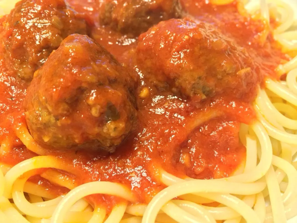 Spaghetti with Meatballs|ダンナさん