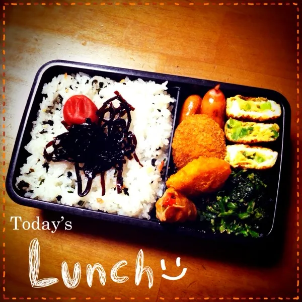 今日の旦那弁当
冷食様さまです😅|Ychanさん