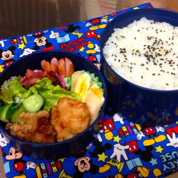 今日のお弁当♡ 最近ほんと食べすぎだ（；＿；）よし、いまからうごこーう！！|bouさん