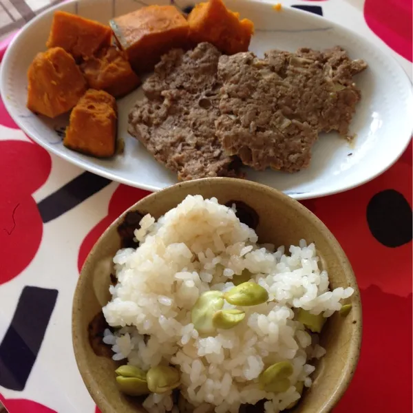 昨日の残りものde、昼🍚いただきます。|旦那さん