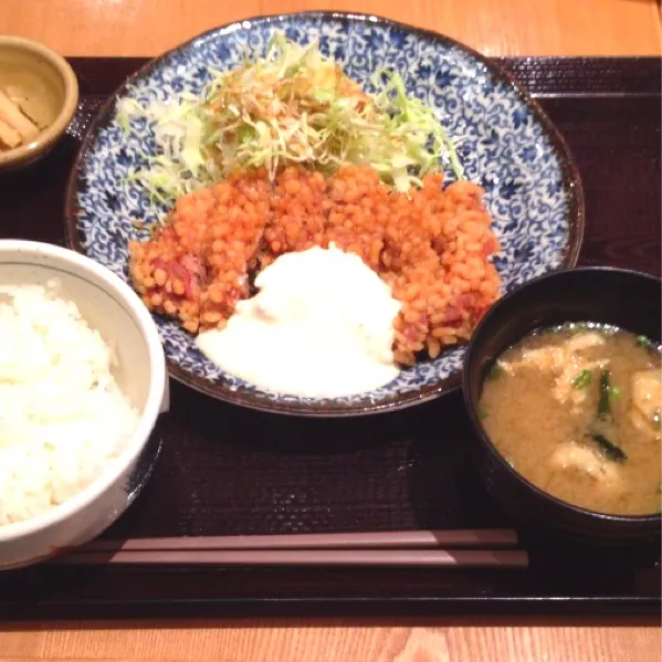 年内最後の外食、チキン南蛮定食|オリオンさん