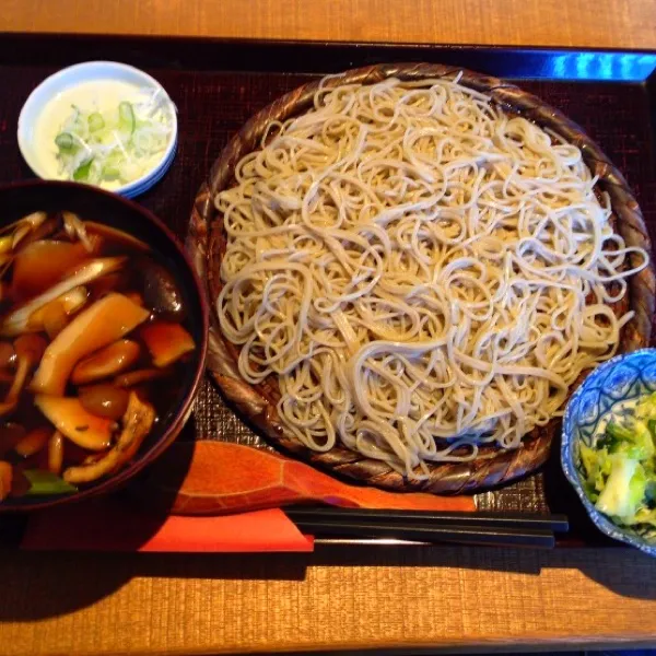 きのこ汁せいろ。お気に入りの蕎麦屋さん(*´∀｀*)|オリオンさん