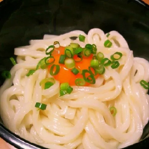 かまたまうどん作ってみました！初(*´｀*)|にょんちさん