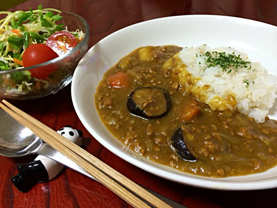 茄子と挽肉のカレー|Hiropanさん