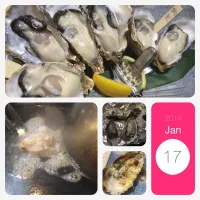 Snapdishの料理写真:生牡蠣もおいしかったけど、初めて食べた蒸し牡蠣のぷりっぷり加減にびっくり！|nassyさん