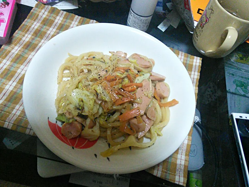 マヨぽんうどん|いもこさん