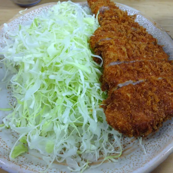 サクサクのとんかつに白米の鉄板コンビな|うどんくんさん