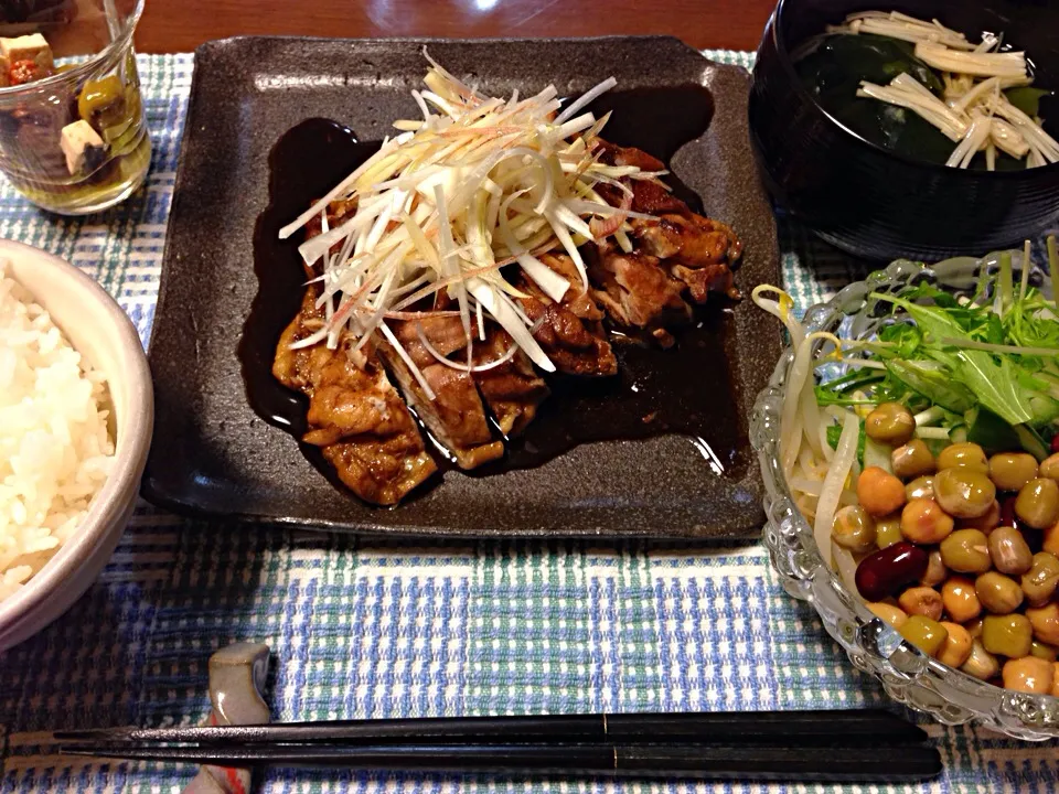 鶏の照り焼きバルサミコ|愛ペガさん