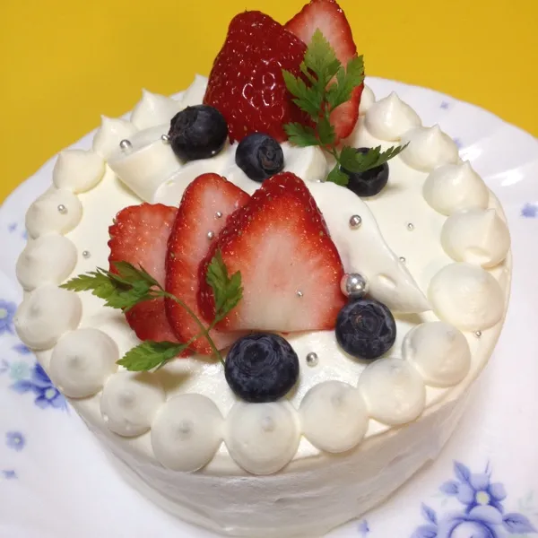 Snapdishの料理写真:happy birthday♡
クリームは、チーズクリーム♪|417さん