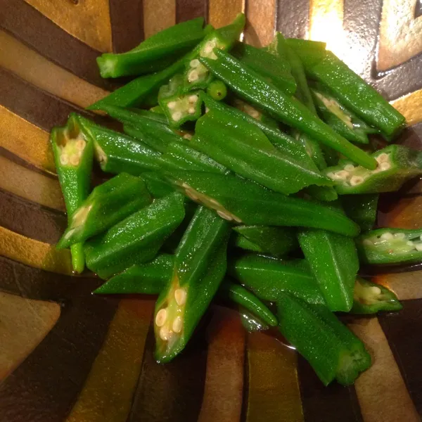 オクラに昆布茶と醤油のドレッシング|＊にちか＊さん