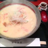 Snapdishの料理写真:またまた豆乳ひらひらうどん♪₍₍⁽⁽(ી( ･◡･ )ʃ)₎₎⁾⁾
美味しい〜♡|ぷーさん