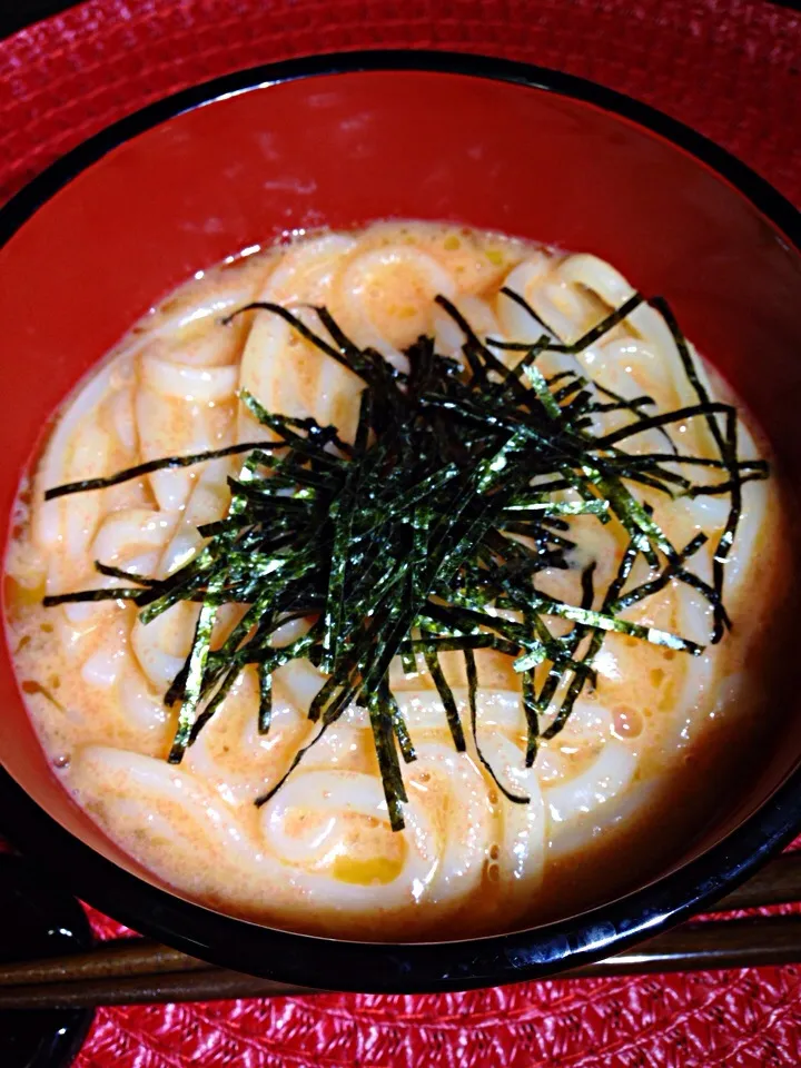 Snapdishの料理写真:たらこバターうどん|あつしさん