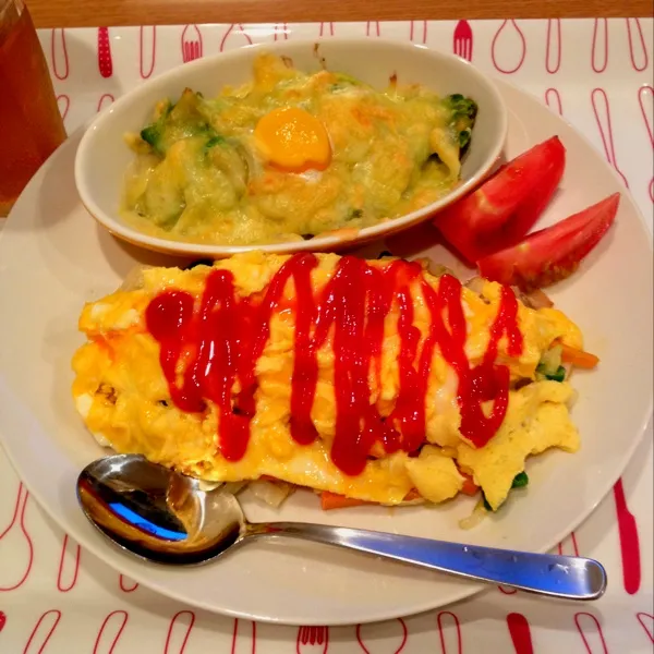 オムキャベツ
玉ねぎとアボカドのチーズ焼き|みつほさん