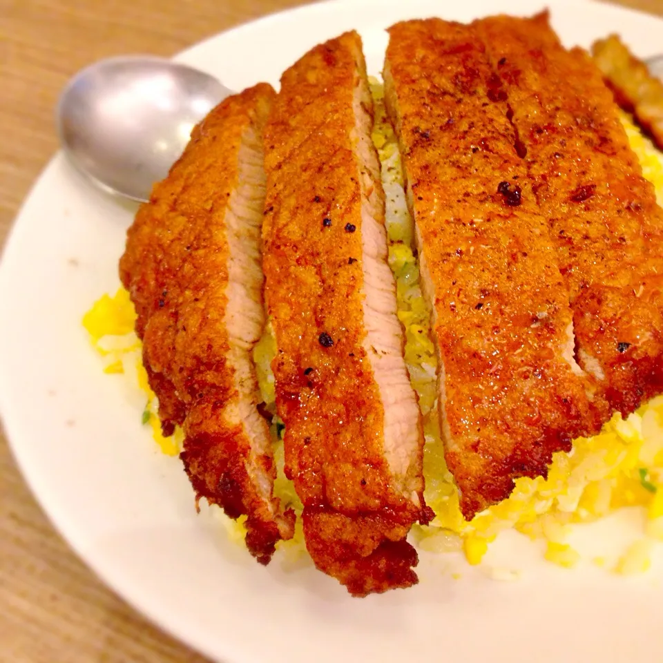 Pork cutlet fried rice|해리さん