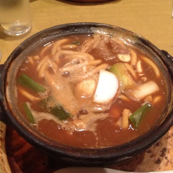 名古屋のシメは味噌煮込みうどん(❁´◡`❁)*✲ﾟ*うどん硬いー。。。|ayumiさん