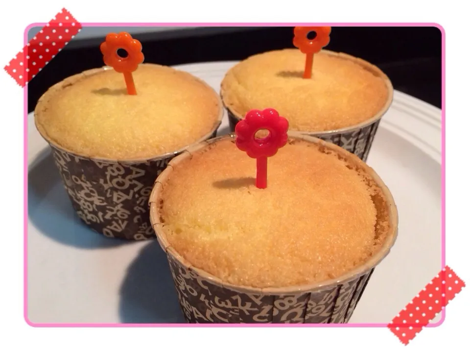 Orange Sponge Cupcakes|Bijouxさん