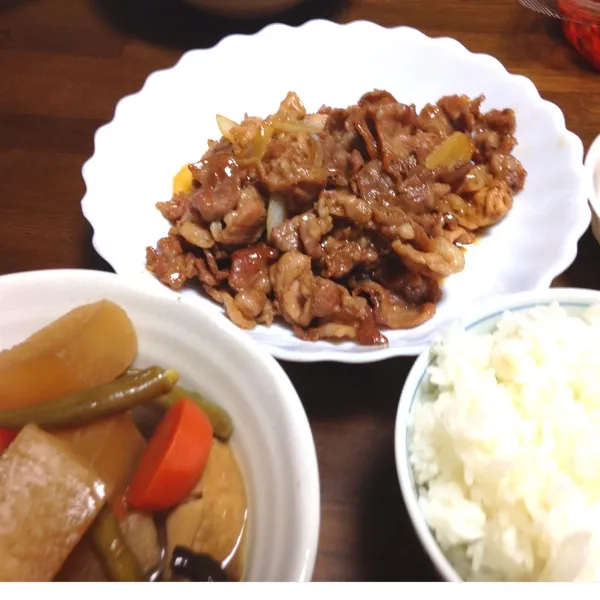 今日の夕食は、豚肉の炒め物o(^_^)o|tenraiさん