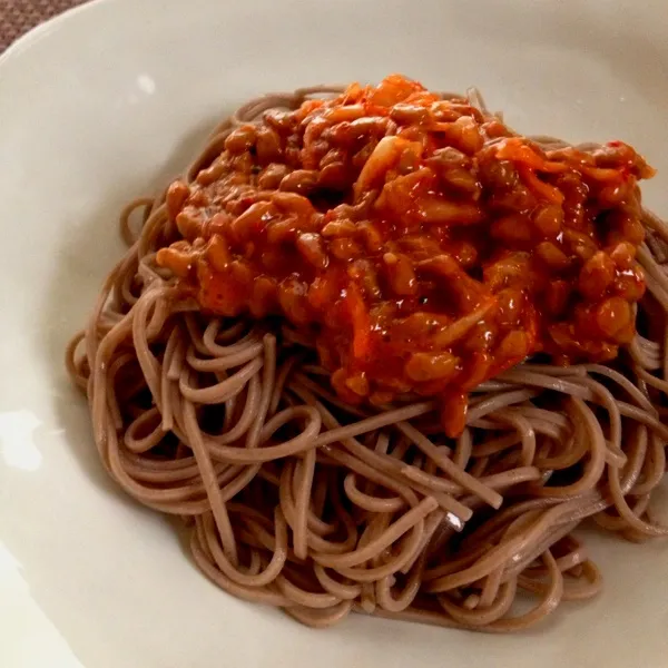 納豆キムチ蕎麦
色々予定が狂ったランチ(>_<)|imi243さん