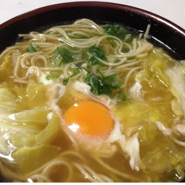 Snapdishの料理写真:お昼はマルタイの棒ラーメン醤油味なり！
最近は色々と高級ラーメンが出てるけど、コレが安くて安定の美味しさだねぇ〜
(=^ェ^=)|うぉずさん