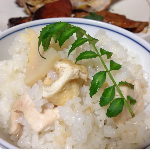 今日は鶏とタケノコご飯も炊きましたぁ〜
ん〜〜〜
美味しい〜〜〜
(=^ェ^=)|うぉずさん