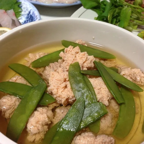 鯛の子の炊いたん…
ふわっとプチプチ…
メッチャ優しい味に仕上がりましたぁ〜
(=^ェ^=)|うぉずさん