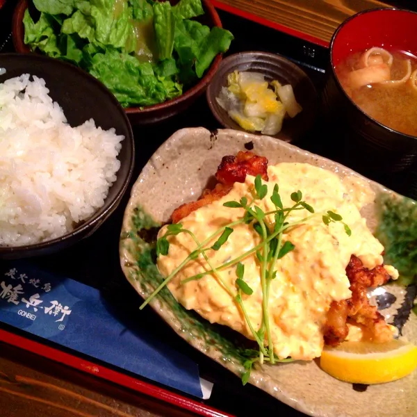 チキン南蛮定食！！ラス1やった♪( ´▽｀)|ぃちさん