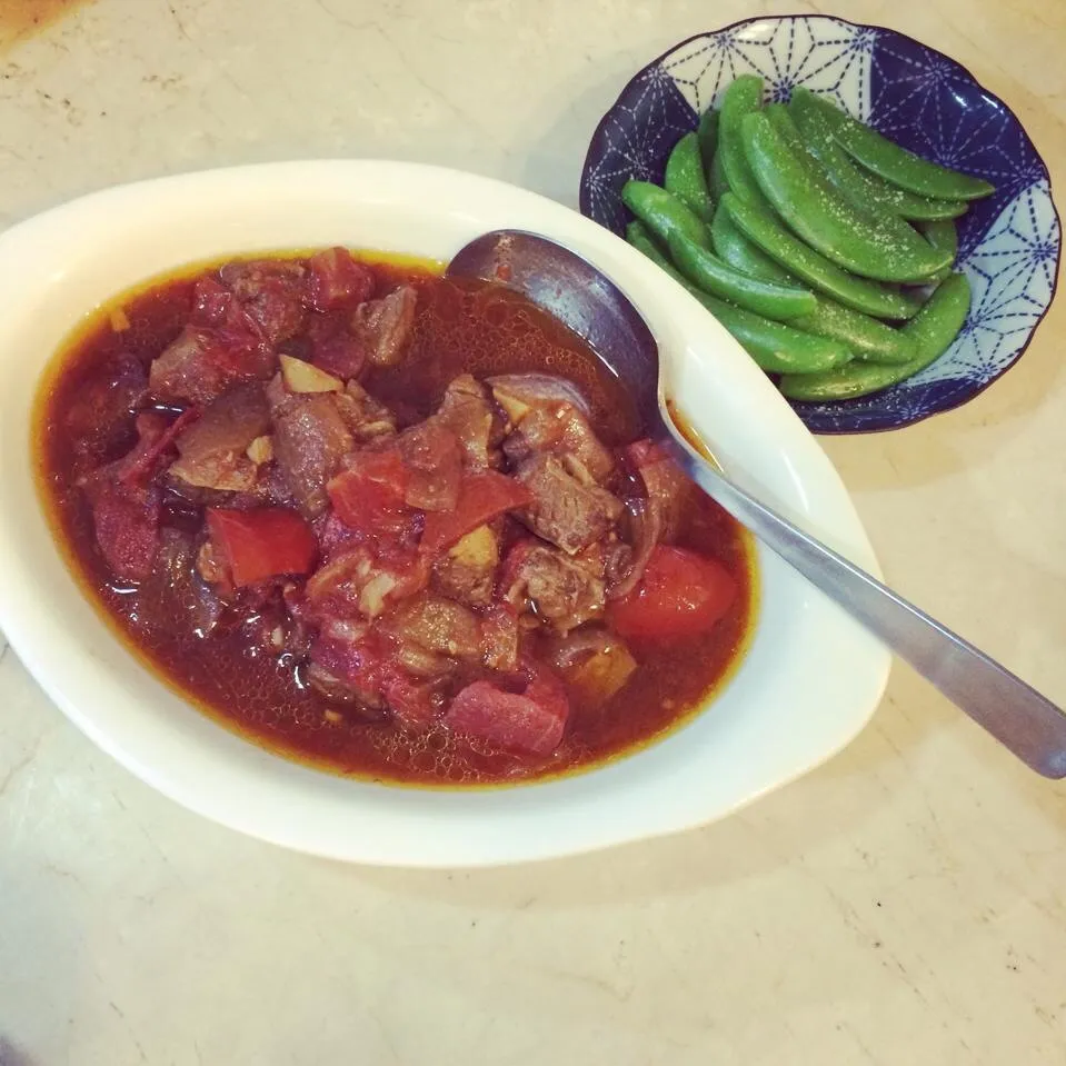 Snapdishの料理写真:🍅番茄牛肉煲🍅|Monicaさん