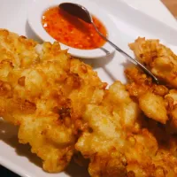 crispy sweet corn with crab meat /ข้าวโพดทอดเนื้อปู|saravudhiさん