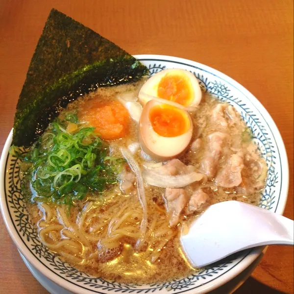 Snapdishの料理写真:初！丸源ラーメン 肉そば
ピクで気になったので食べに来ましたー(●'ｗ'●)|ぃちさん