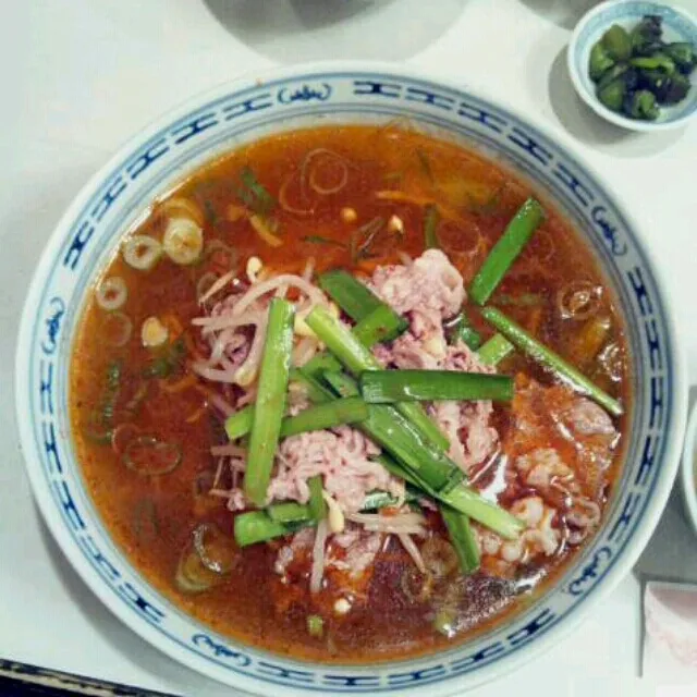 麻辣麺 
久々に食べた～辛さ慣れかなぁ...あんま辛くなかった( ´△｀)|ぃちさん