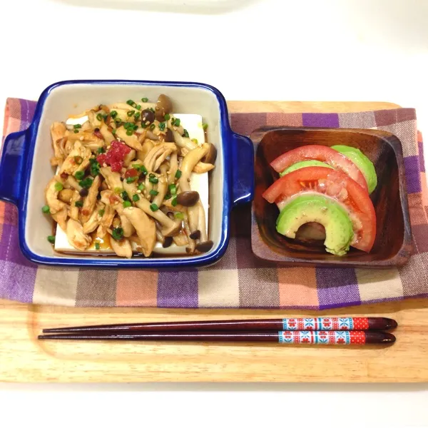 夕食*⿻⋆ササミとしめじの梅照り焼き豆腐・アボカド トマト*⿻⋆今夜はのんある気分でワイン気分♡٭¨̮♫ デザートはりんごෆ⃛
よし！顔小さくなった！
明日はこれでバッチリ( ˃̶᷄ ω ˂̶᷅ )b|nonchiさん