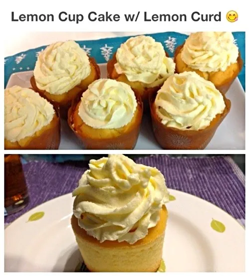 Lemon Cupcake w/ Lemon Curd|💖 ジジ 💖さん