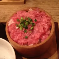 ネギトロ茶漬け。そのまま食べてもイケる！(*^_^*)|takapiroさん