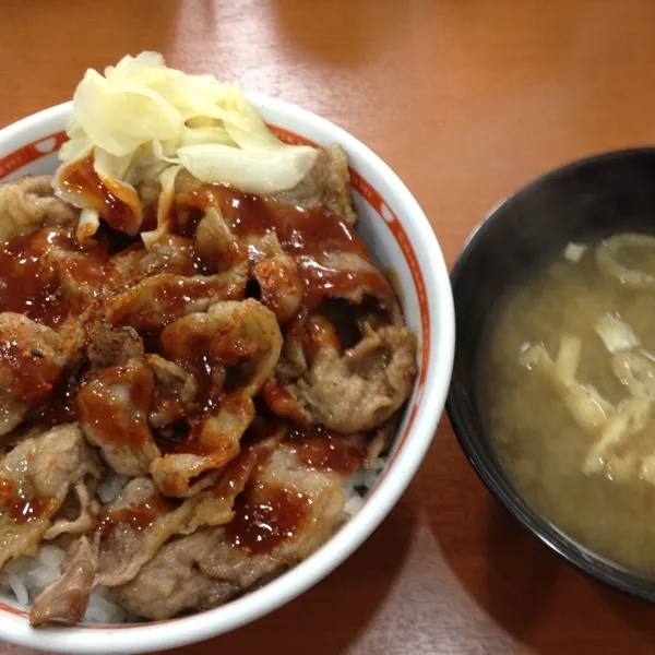 焼き牛丼。安くて、美味しい！(*^_^*)|takapiroさん