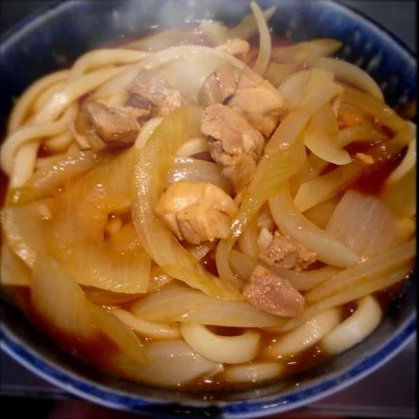 夜:カレーうどん
お蕎麦屋さんのカレーうどんをめざしてψ(｀∇´)ψ|ぺろたんさん