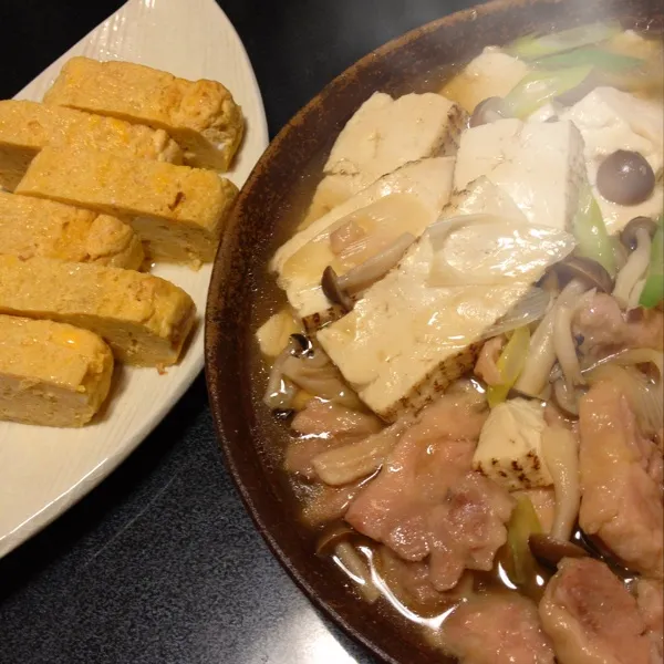 夜:治部煮、出し巻き卵
和食でほっこり〜(o^^o)|ぺろたんさん