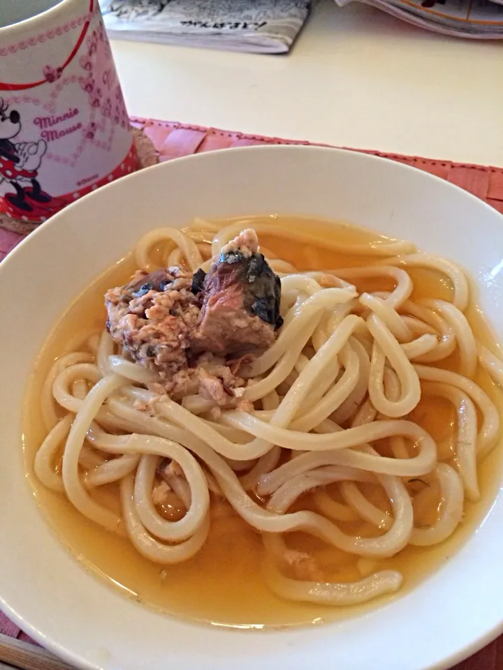 Snapdishの料理写真:さばのっけ讃岐うどん|anrlさん