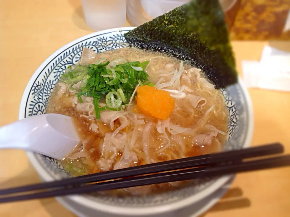 Snapdishの料理写真:丸源ラーメン(肉そば)|アライさんさん