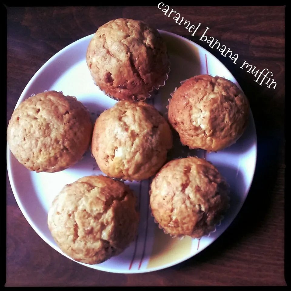 caramel banana muffin ＊|Saoriさん