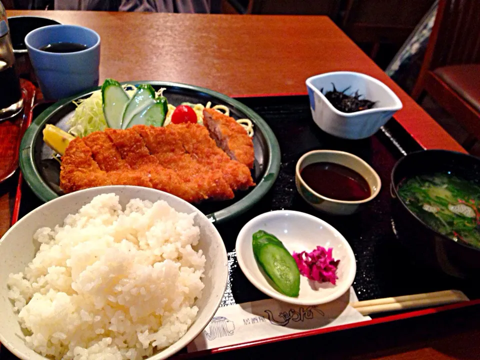 でっかいミンチカツ定食|pin_floさん