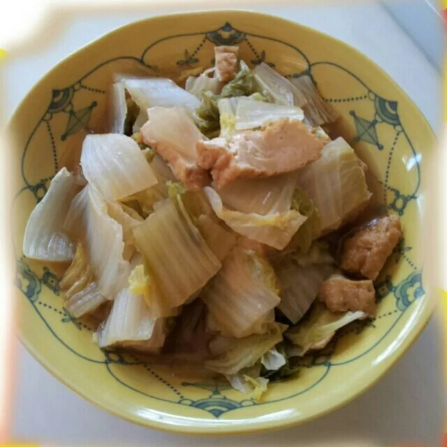 白菜と厚揚げのさっと煮
あっさり白菜に厚揚げが合います♪|sakanechiさん