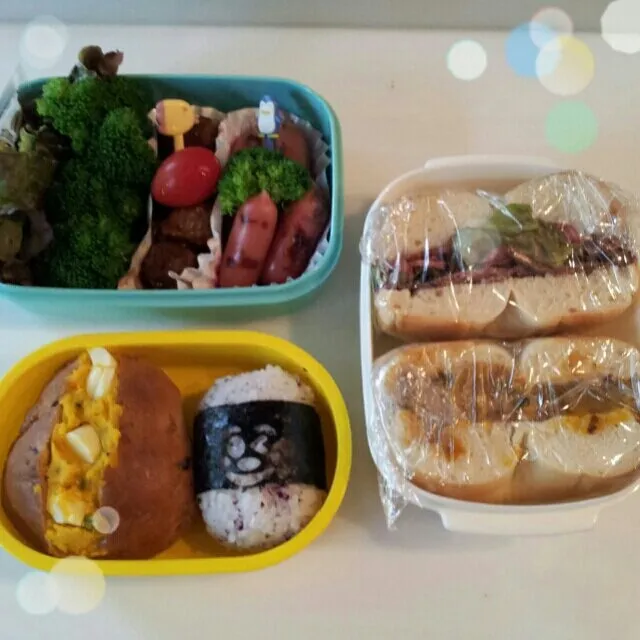 親子遠足お弁当
こども園の親子遠足でした☆
暑くてヘトヘトになったけど、楽しかったです♪|sakanechiさん